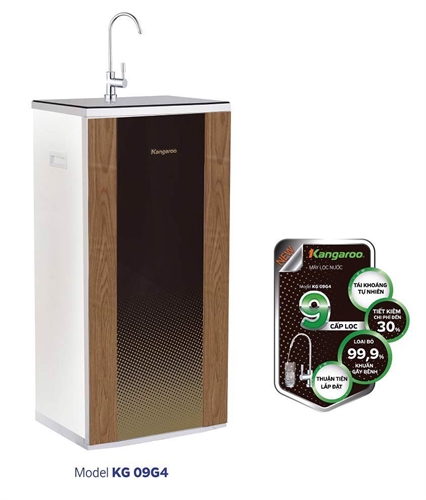 Máy lọc nước Kangaroo 9 lõi KG09G4 vỏ tủ VTU Máy lọc nước Kangaroo 9 lõi KG09G4 vỏ tủ VTU